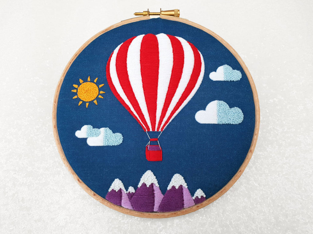 Hot Air Ballon Embroidery Kit - My Modern Met Store