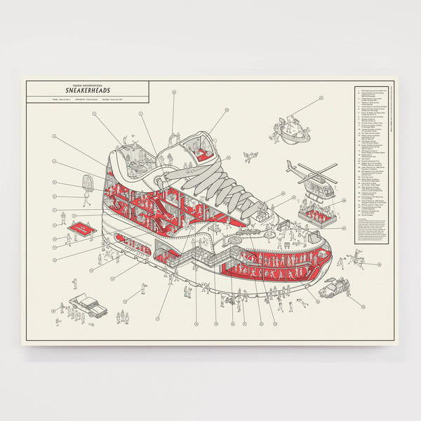 Sneakerheads Litho Print Poster by Dorothy