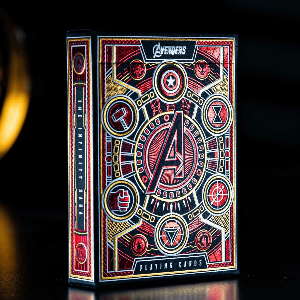 The Avengers Red Edition Playing Cards