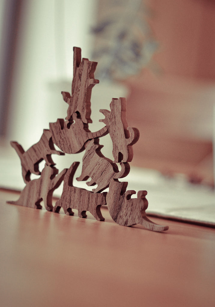 Wood Cat Stacking Game is Like Jenga, But With Kitties– My Modern Met Store