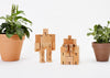 'Cubebot' Natural Wood - My Modern Met Store