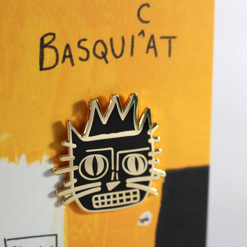 'Basquicat' Enamel Pin - My Modern Met Store