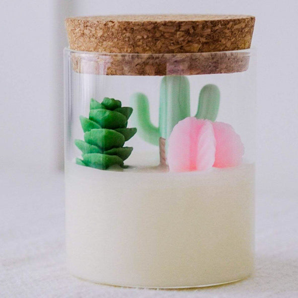 succulent candles Cactus and Succulent Soy Container Candle