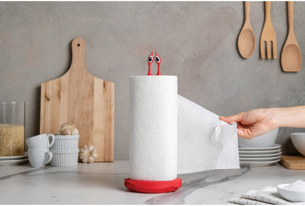 Koovon Paper Towel Holder Countertop, Paper Towel Stand with Ratchet S –  KOOVON