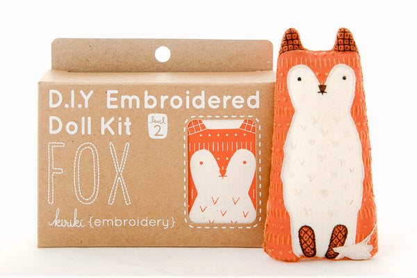 Fox Doll Embroidery Kit - My Modern Met Store