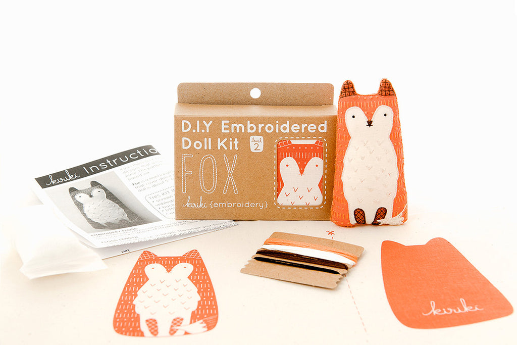 Fox Doll Embroidery Kit - My Modern Met Store