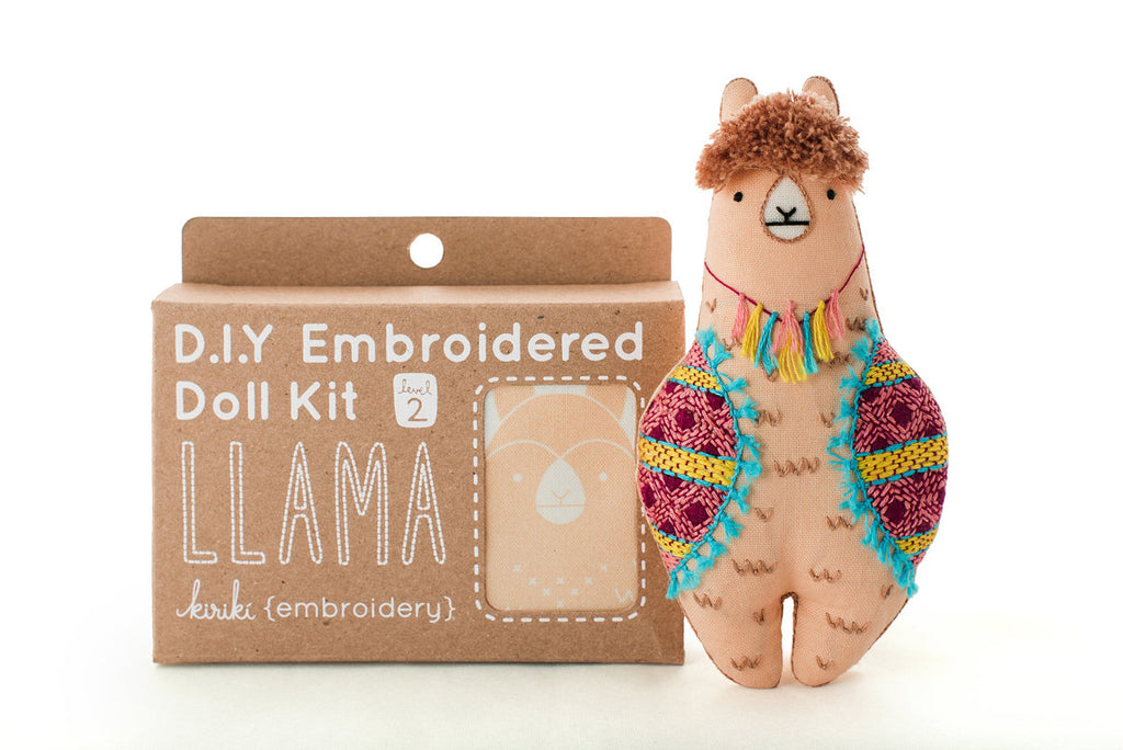 Llama Doll Embroidery Kit - My Modern Met Store