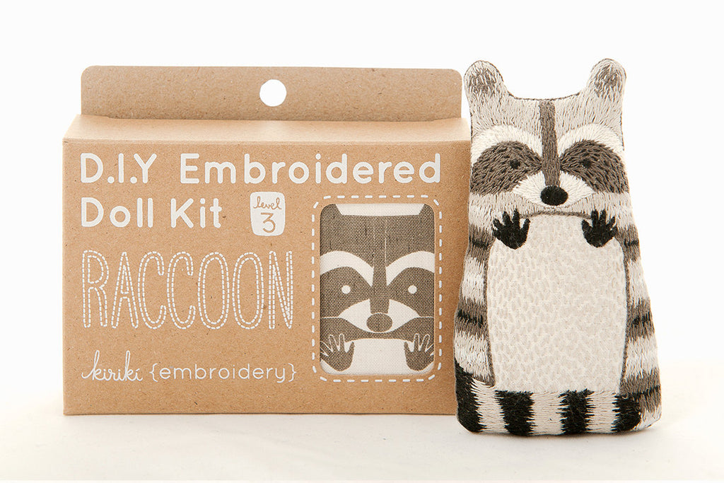 Racoon Doll Embroidery Kit - My Modern Met Store