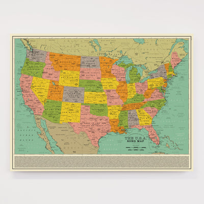 Take a Tour of the U.S.A. When You Hang This Cool Wall Art– My Modern ...