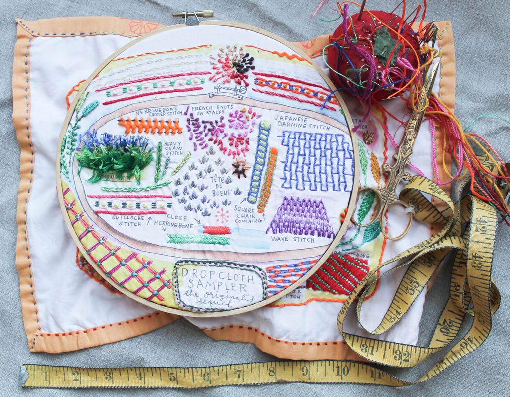 Sampler Stich Try This Modern Embroidery Stitch Sampler for Advanced Techniques– My ...
