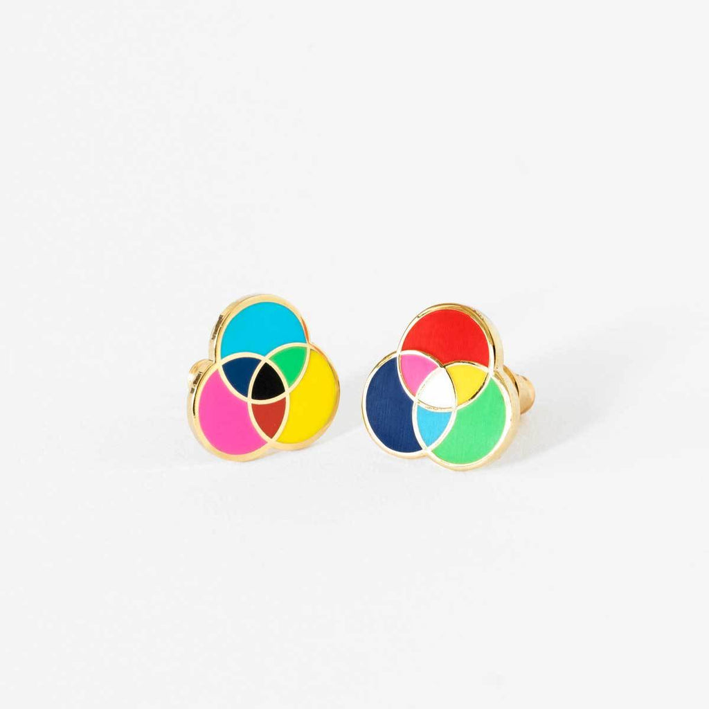 RGB & CMYK Earrings - My Modern Met Store