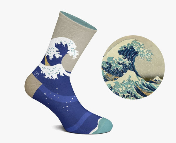 Great Wave Socks by Curator Socks