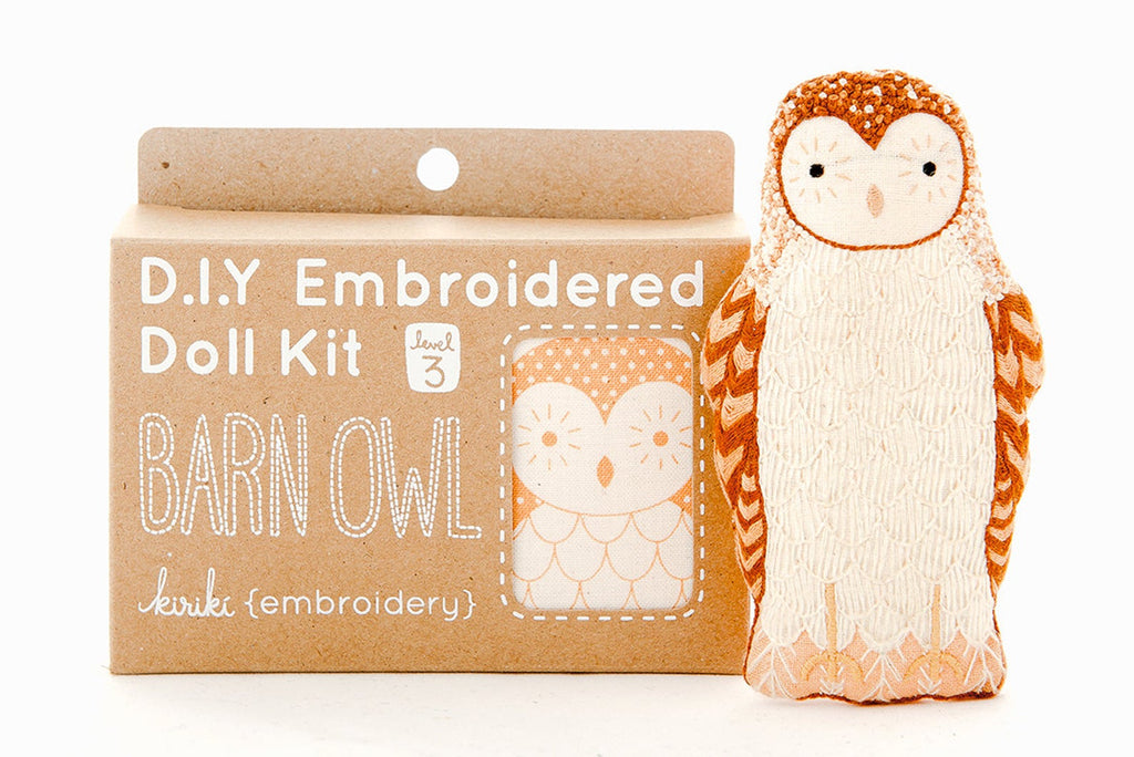 Barn Owl Embroidery Kit - My Modern Met Store