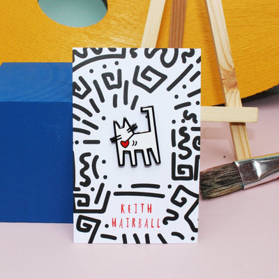 This Creative Enamel Pin is Perfect for Lovers of Cats, Puns, and Art ...