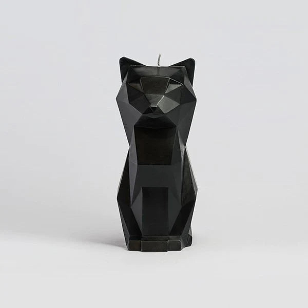Black Kisa Cat Candle
