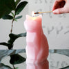 Pink Kisa Cat Candle