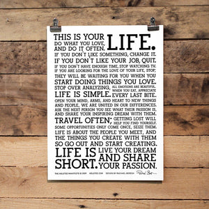 Hang This Typography Poster in Your Room To Inspire Your Day– My Modern ...