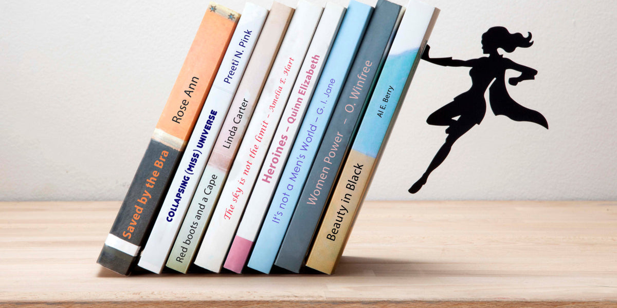 Superhero Bookend Uses Girl Power to Hold Up Your Favorite Books
