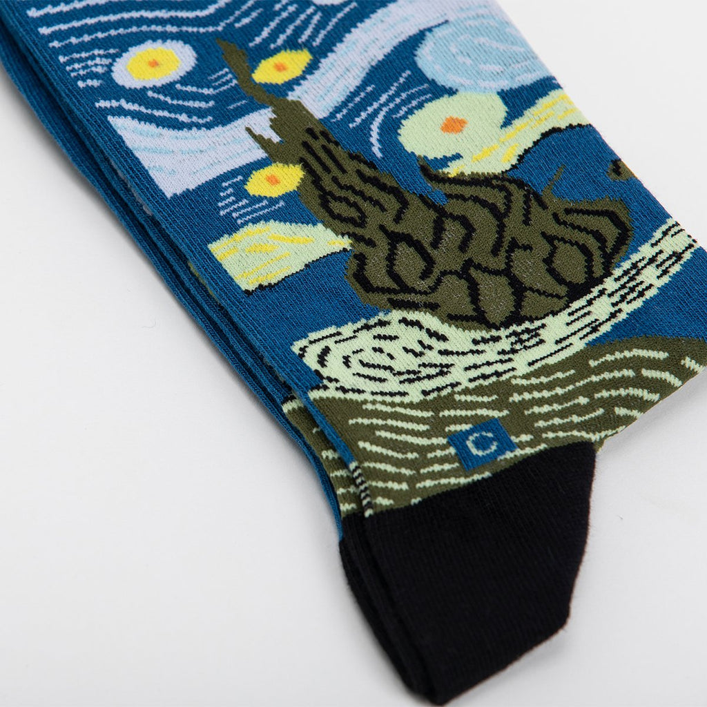 The Starry Night Socks by Curator Socks