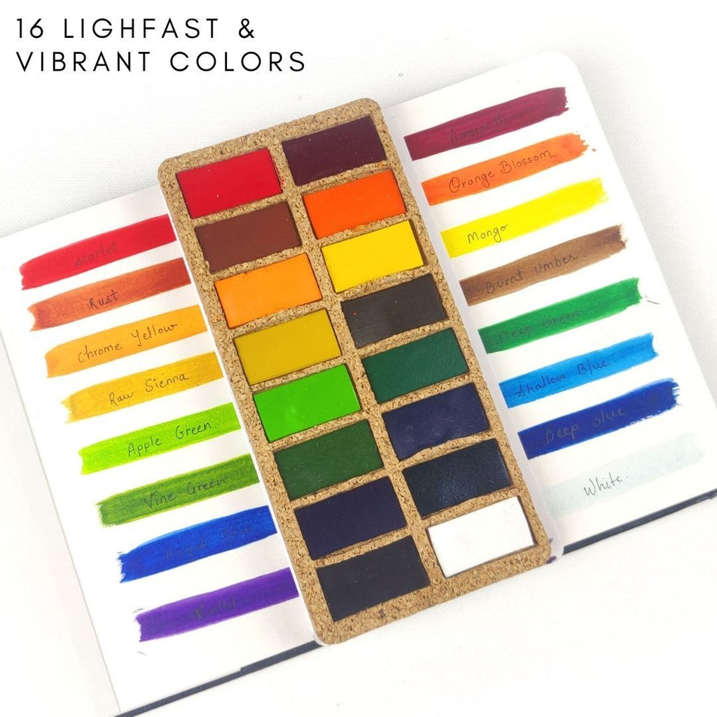 Watercolor Pans - Original 16 Colors
