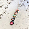 Rainbow Nebula Pendant Necklace